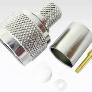 N PLUG CRIMP FOR LMR400 CABLE, KNURL BODY - SN305